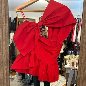 One shoulder peplum top